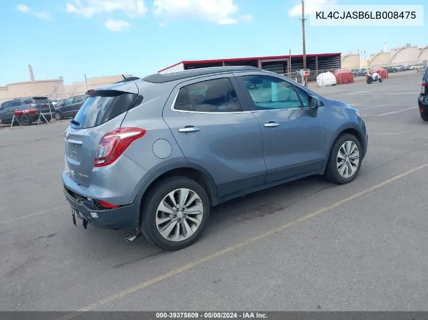 KL4CJASB6LB008475 2020 Buick Encore Fwd Preferred