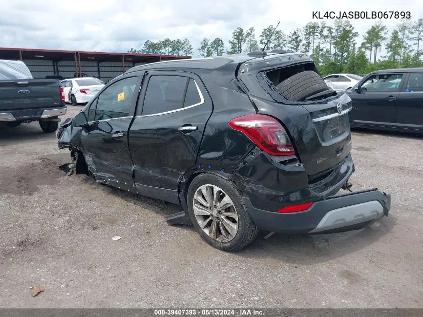 KL4CJASB0LB067893 2020 Buick Encore Fwd Preferred