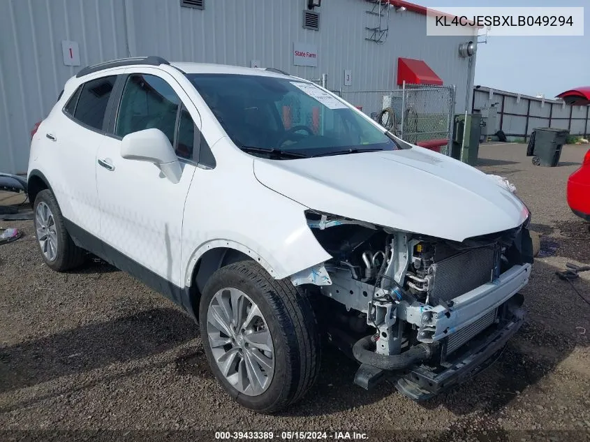 KL4CJESBXLB049294 2020 Buick Encore Awd Preferred