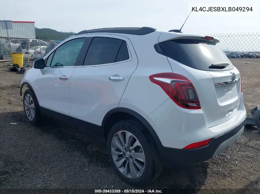 KL4CJESBXLB049294 2020 Buick Encore Awd Preferred