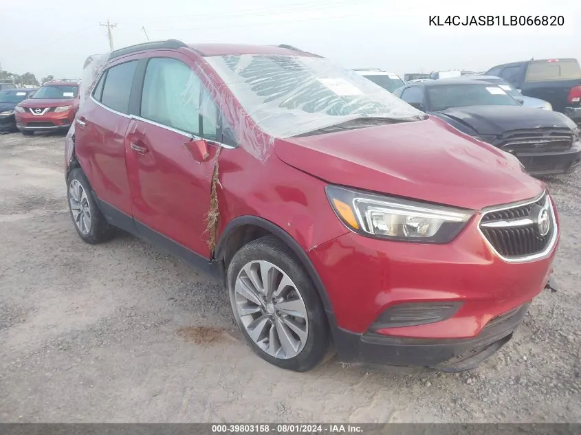 2020 Buick Encore VIN: KL4CJASB1LB066820 Lot: 39803158