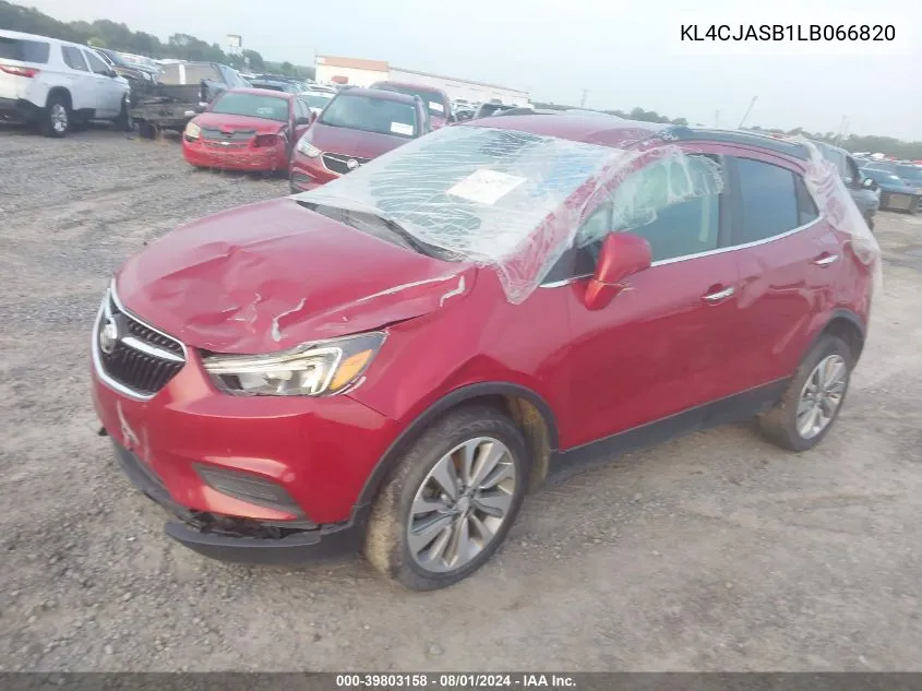 KL4CJASB1LB066820 2020 Buick Encore