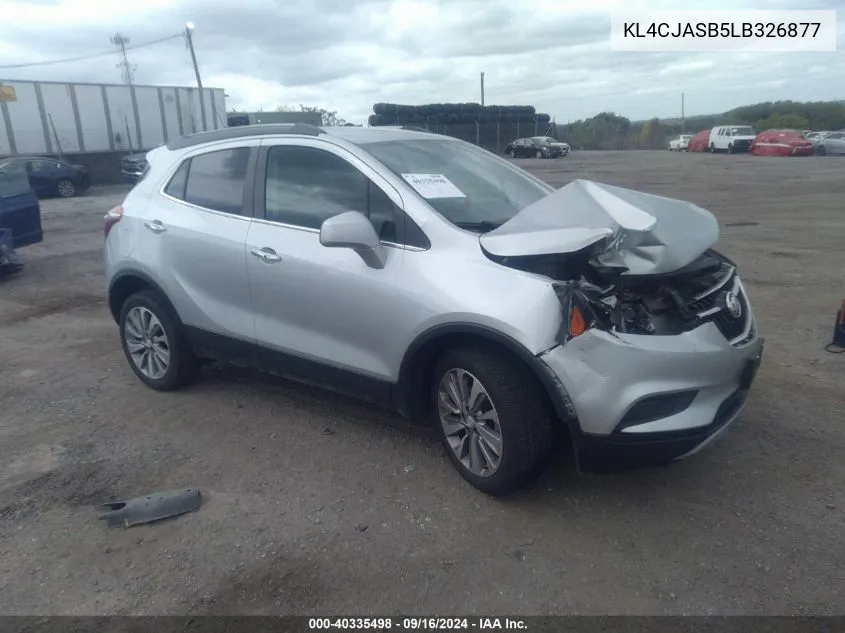 KL4CJASB5LB326877 2020 Buick Encore Fwd Preferred