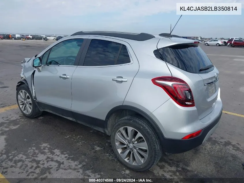 KL4CJASB2LB350814 2020 Buick Encore Preferred