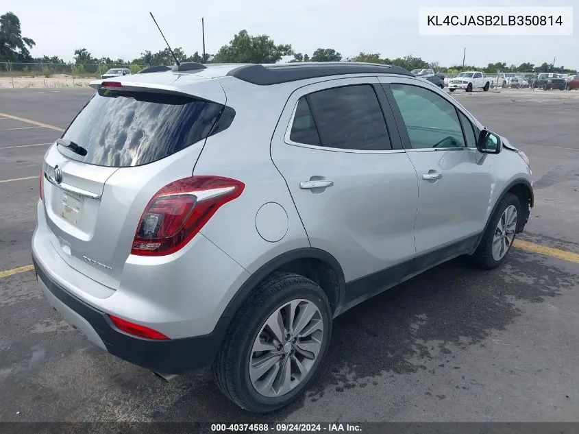 KL4CJASB2LB350814 2020 Buick Encore Preferred