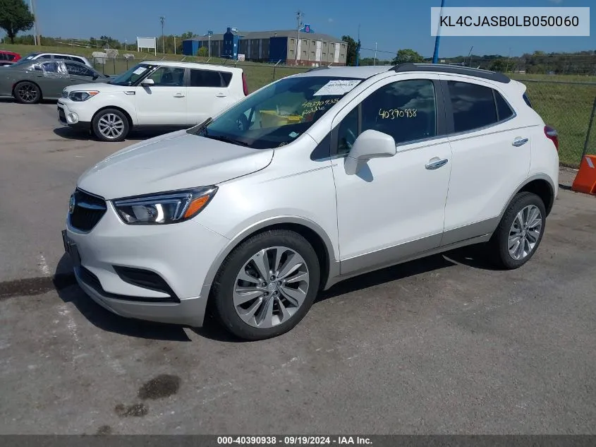 KL4CJASB0LB050060 2020 Buick Encore Fwd Preferred