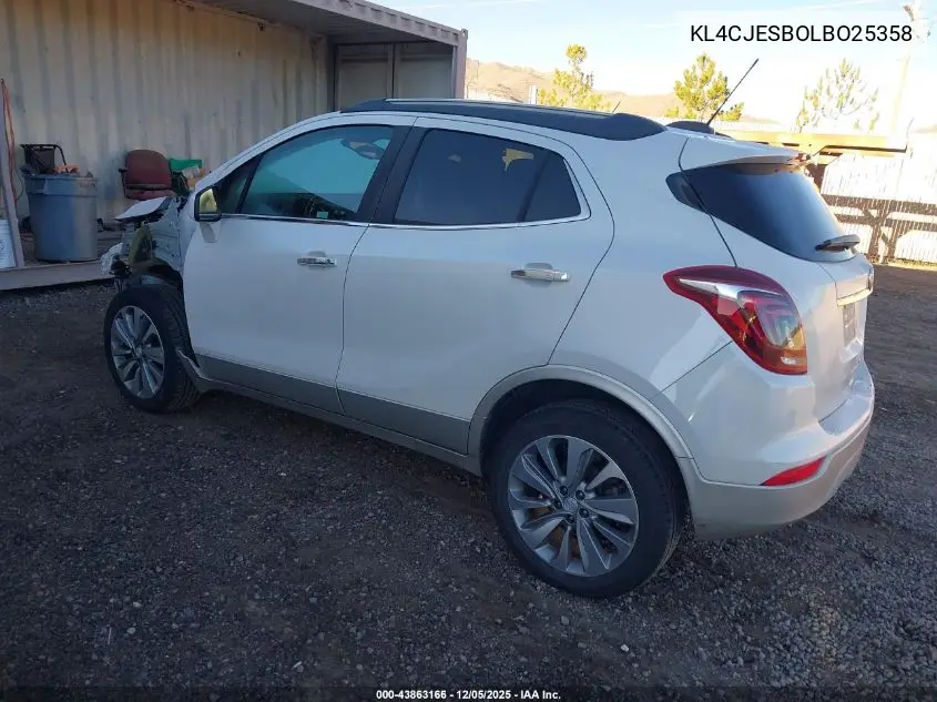 KL4CJESBOLBO25358 2020 Buick Encore Awd Preferred