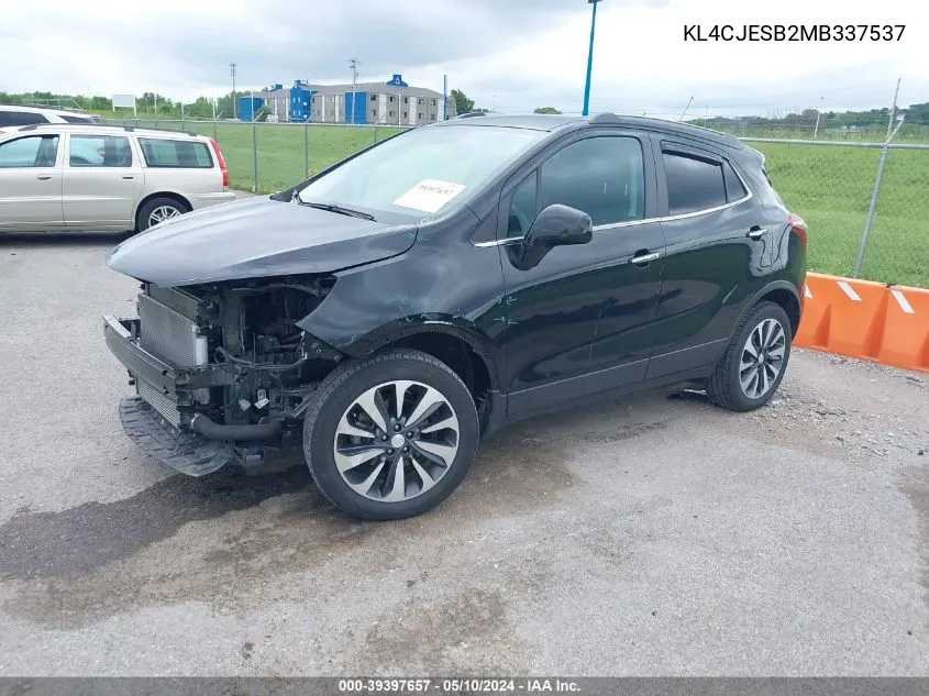 KL4CJESB2MB337537 2021 Buick Encore Awd Preferred