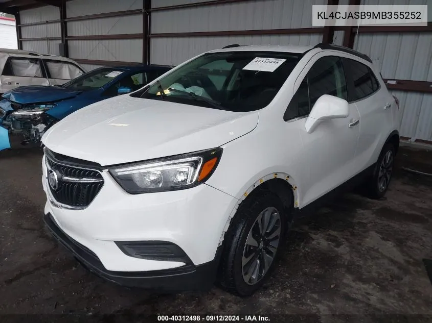 KL4CJASB9MB355252 2021 Buick Encore Fwd Preferred