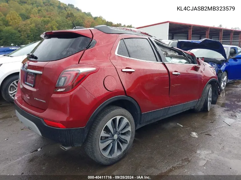 KL4CJASB2MB323579 2021 Buick Encore Fwd Preferred