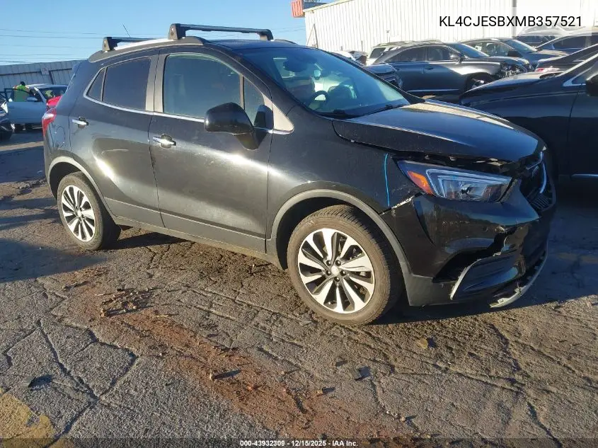 KL4CJESBXMB357521 2021 Buick Encore Awd Preferred