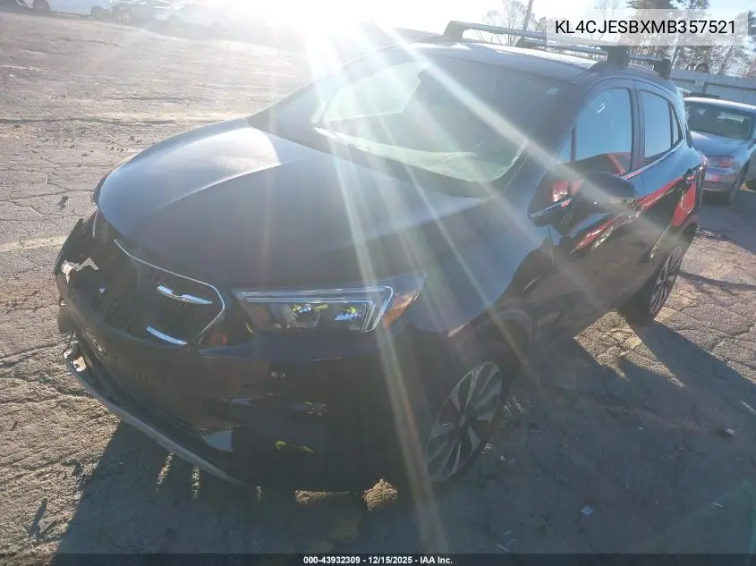 KL4CJESBXMB357521 2021 Buick Encore Awd Preferred
