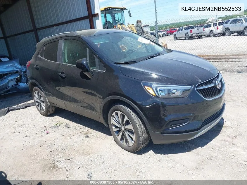 KL4CJESM2NB552533 2022 Buick Encore Awd Preferred