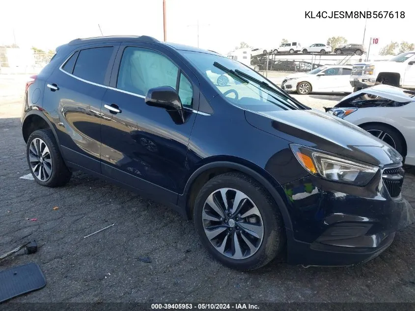 KL4CJESM8NB567618 2022 Buick Encore Awd Preferred