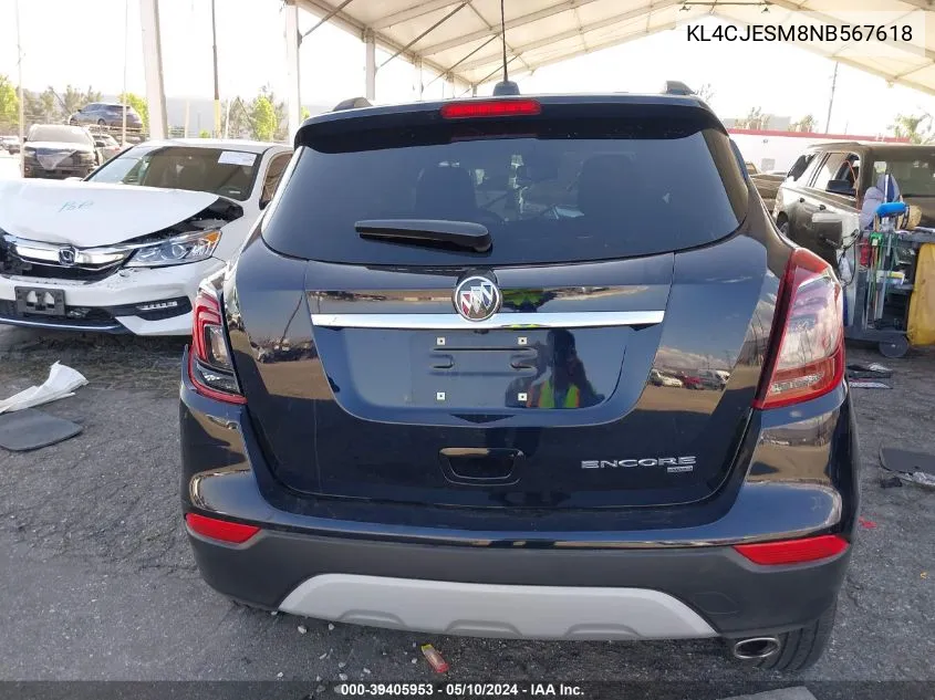 2022 Buick Encore Awd Preferred VIN: KL4CJESM8NB567618 Lot: 39405953