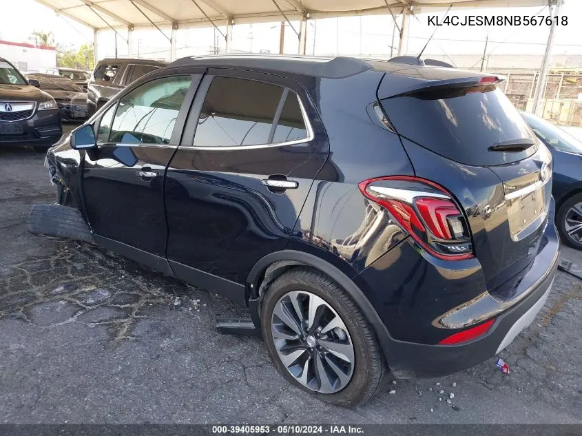 2022 Buick Encore Awd Preferred VIN: KL4CJESM8NB567618 Lot: 39405953