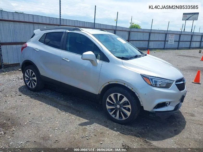 KL4CJASM2NB533585 2022 Buick Encore Fwd Preferred