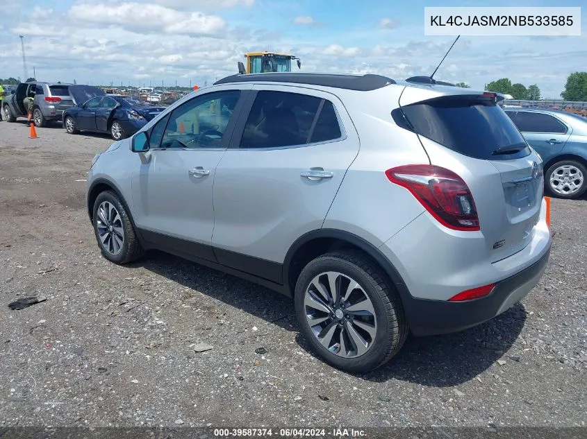 KL4CJASM2NB533585 2022 Buick Encore Fwd Preferred