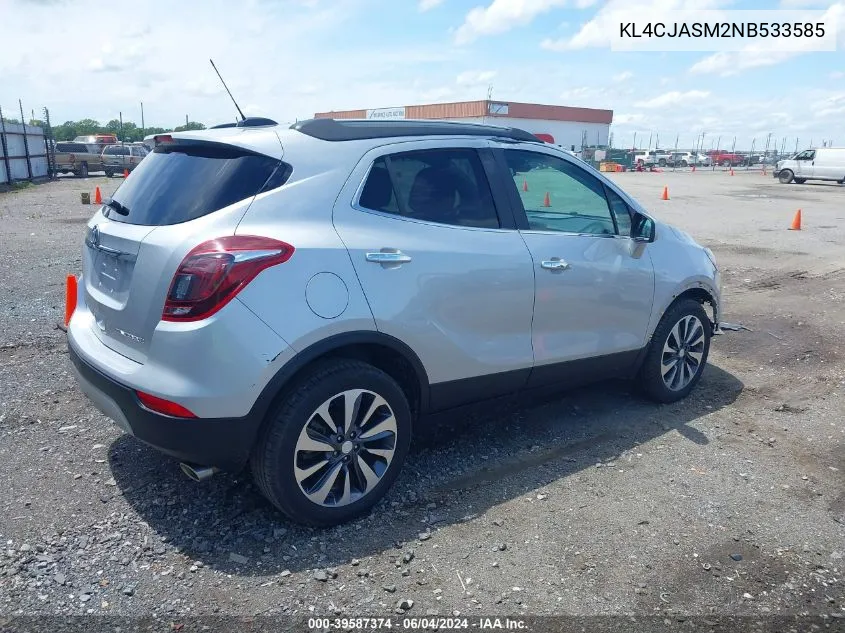 KL4CJASM2NB533585 2022 Buick Encore Fwd Preferred