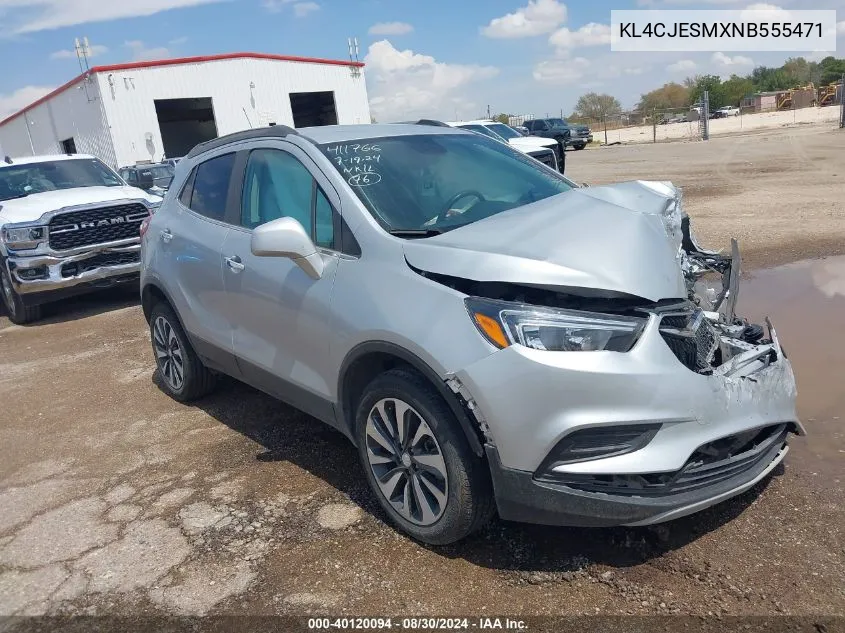 KL4CJESMXNB555471 2022 Buick Encore Awd Preferred