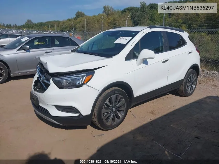 2022 Buick Encore Fwd Preferred VIN: KL4CJASM1NB536297 Lot: 40391623