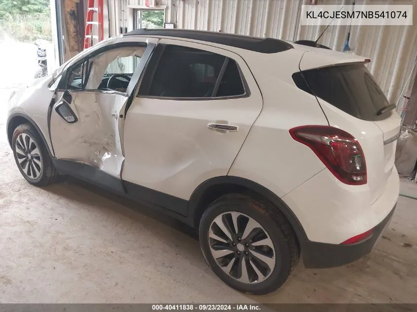 KL4CJESM7NB541074 2022 Buick Encore Preferred