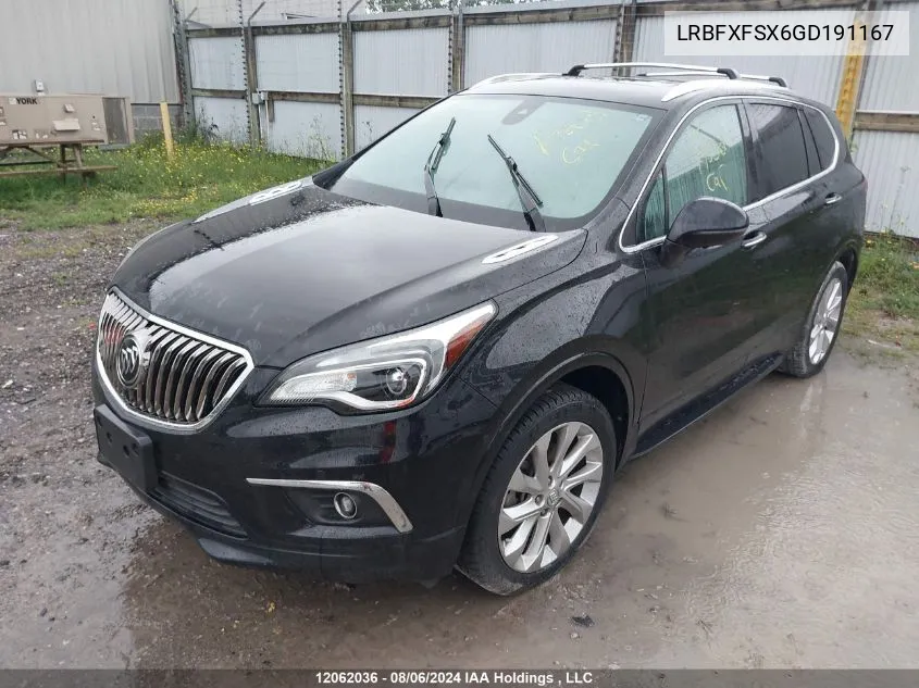 LRBFXFSX6GD191167 2016 Buick Envision