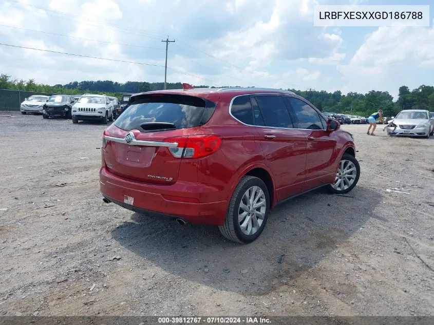 2016 Buick Envision Premium I VIN: LRBFXESXXGD186788 Lot: 39812767