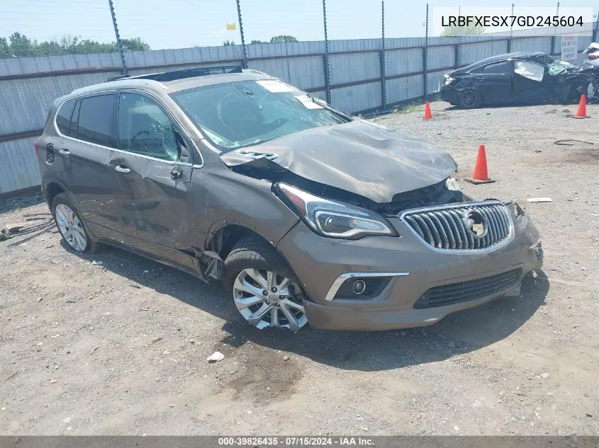 2016 Buick Envision Premium I VIN: LRBFXESX7GD245604 Lot: 39826435