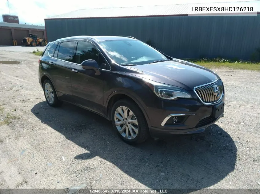 2017 Buick Envision VIN: LRBFXESX8HD126218 Lot: 12048554