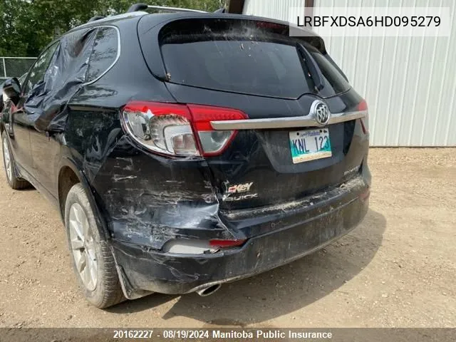 LRBFXDSA6HD095279 2017 Buick Envision