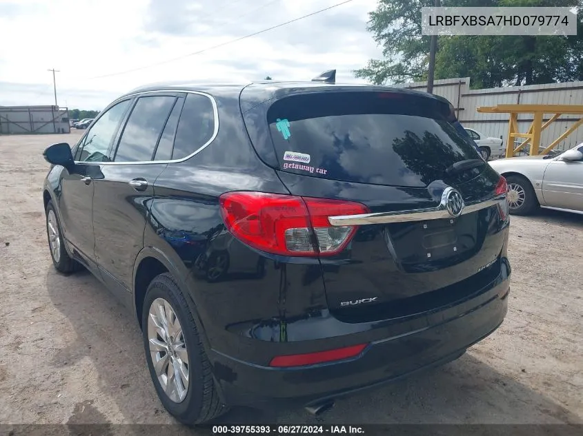 2017 Buick Envision Essence VIN: LRBFXBSA7HD079774 Lot: 39755393