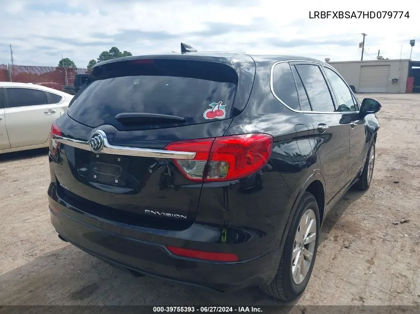 2017 Buick Envision Essence VIN: LRBFXBSA7HD079774 Lot: 39755393