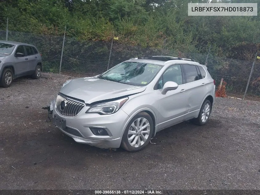 2017 Buick Envision Premium Ii VIN: LRBFXFSX7HD018873 Lot: 39855138