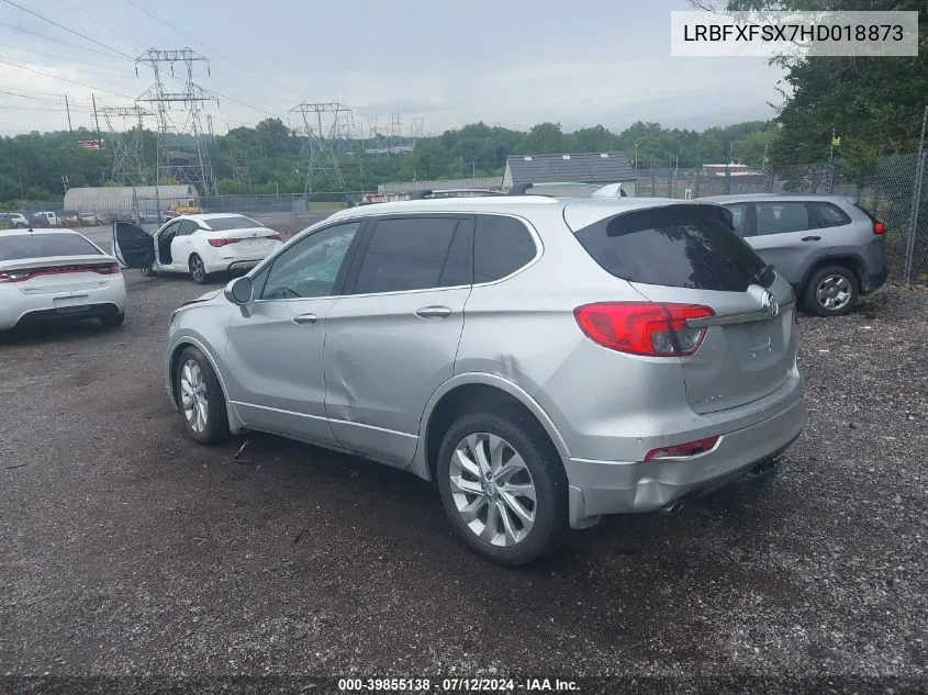 2017 Buick Envision Premium Ii VIN: LRBFXFSX7HD018873 Lot: 39855138