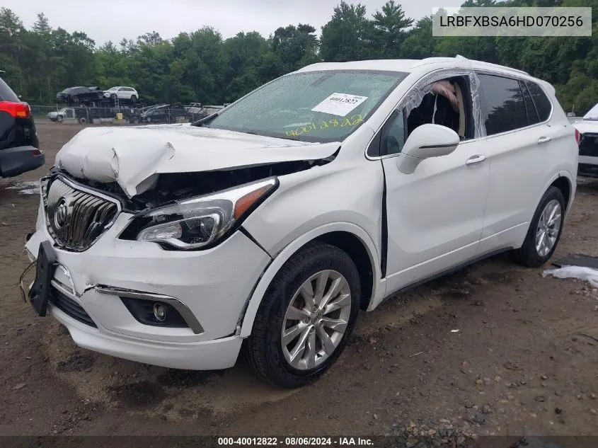 2017 Buick Envision Essence VIN: LRBFXBSA6HD070256 Lot: 40012822