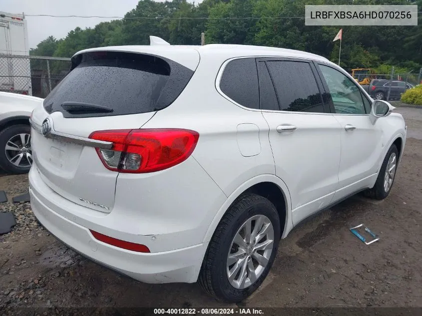 2017 Buick Envision Essence VIN: LRBFXBSA6HD070256 Lot: 40012822