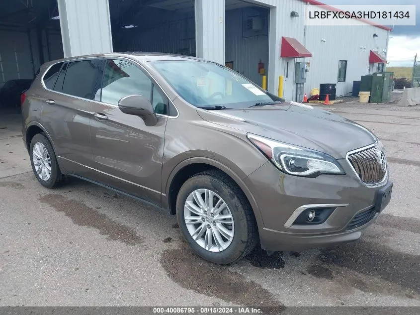 2017 Buick Envision Preferred VIN: LRBFXCSA3HD181434 Lot: 40086795