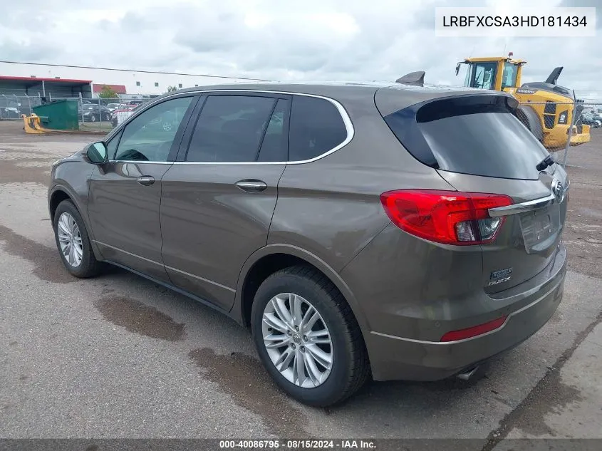 LRBFXCSA3HD181434 2017 Buick Envision Preferred