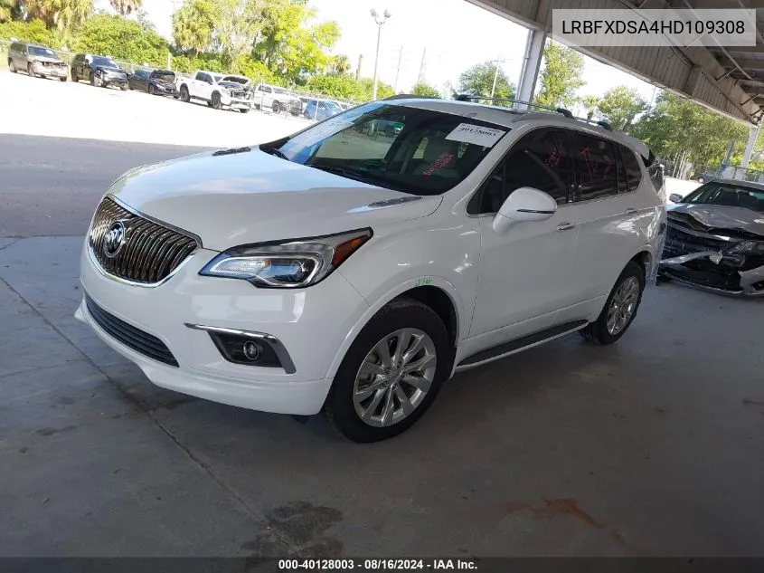 LRBFXDSA4HD109308 2017 Buick Envision Essence