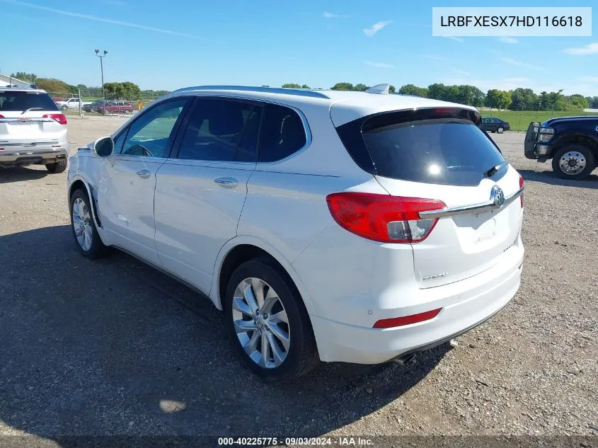 2017 Buick Envision Premium I VIN: LRBFXESX7HD116618 Lot: 40225775