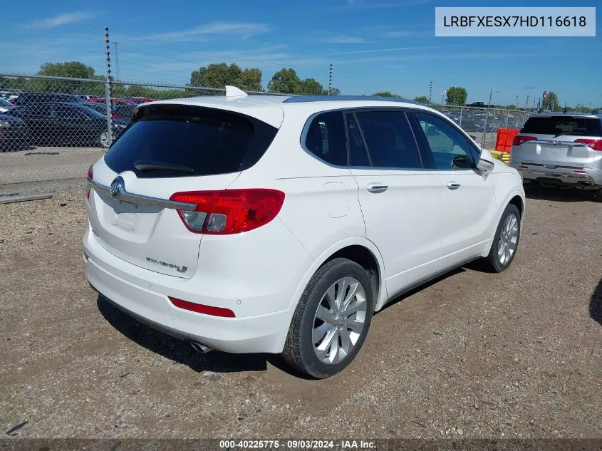 2017 Buick Envision Premium I VIN: LRBFXESX7HD116618 Lot: 40225775