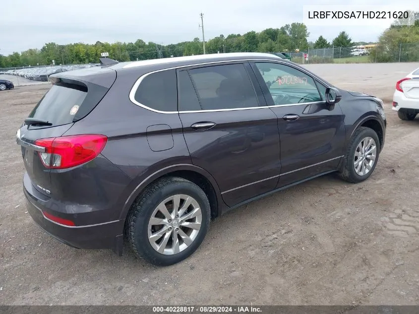 2017 Buick Envision Essence VIN: LRBFXDSA7HD221620 Lot: 40228817