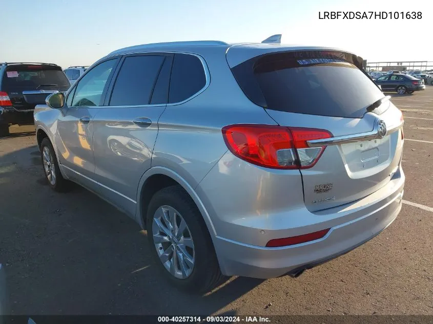 2017 Buick Envision Essence VIN: LRBFXDSA7HD101638 Lot: 40257314