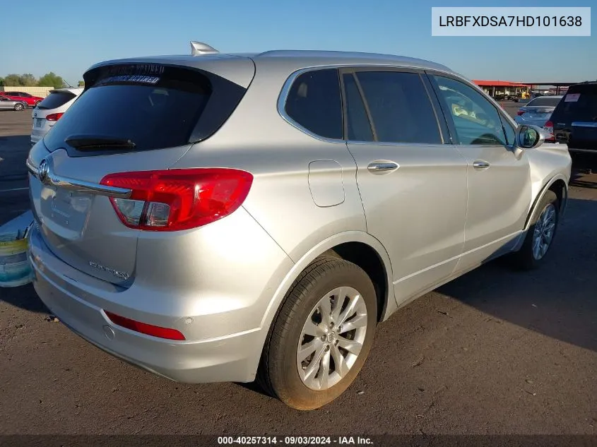 2017 Buick Envision Essence VIN: LRBFXDSA7HD101638 Lot: 40257314