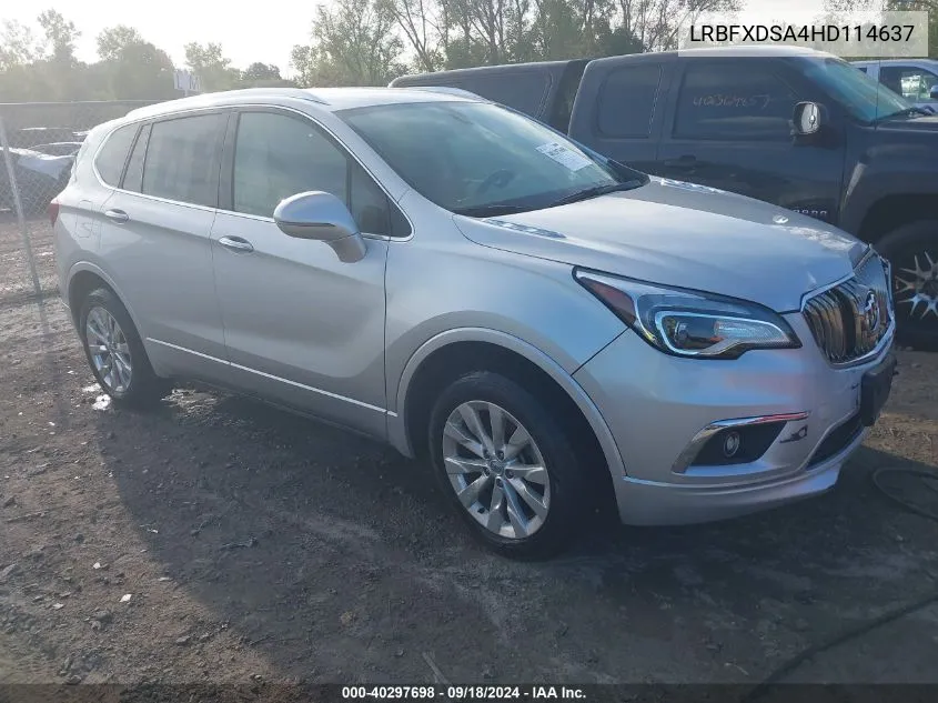 2017 Buick Envision Essence VIN: LRBFXDSA4HD114637 Lot: 40297698