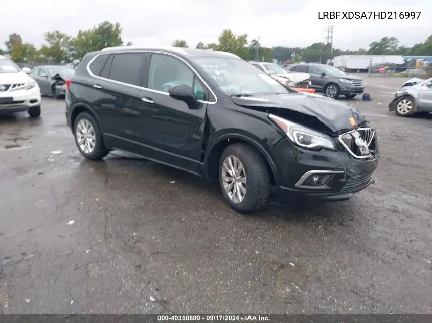 2017 Buick Envision Essence VIN: LRBFXDSA7HD216997 Lot: 40350680