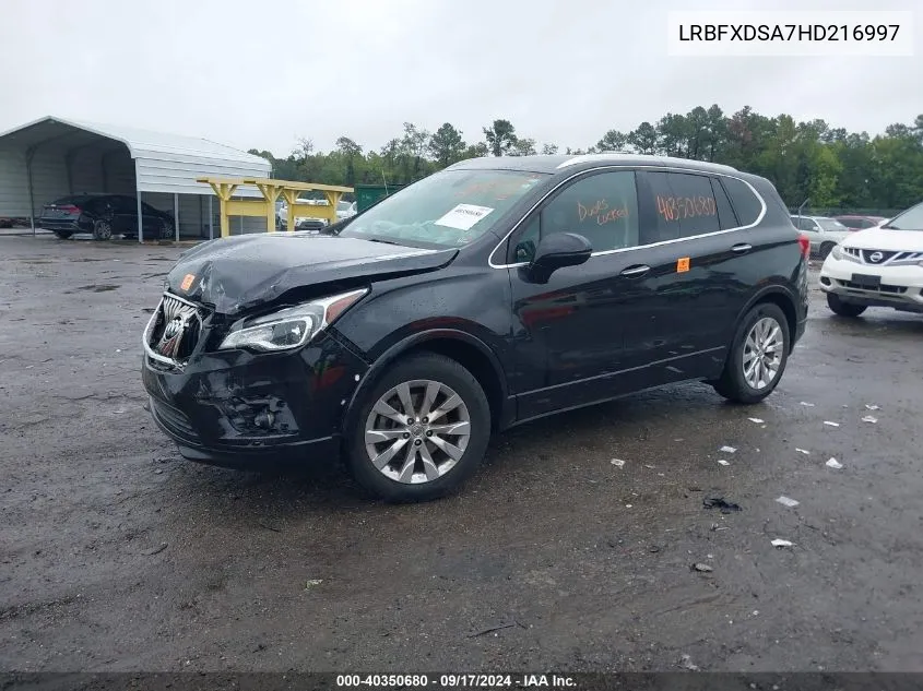 2017 Buick Envision Essence VIN: LRBFXDSA7HD216997 Lot: 40350680