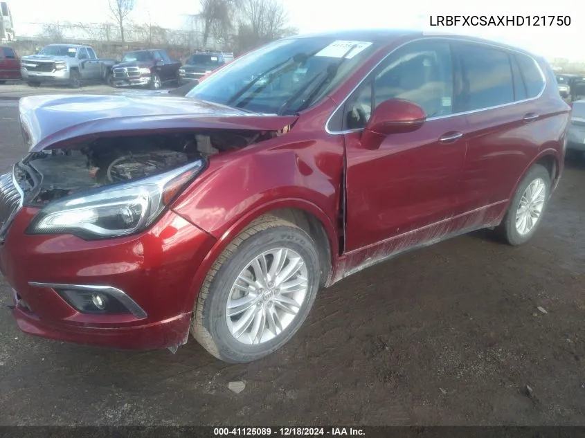 2017 Buick Envision Preferred VIN: LRBFXCSAXHD121750 Lot: 41125089