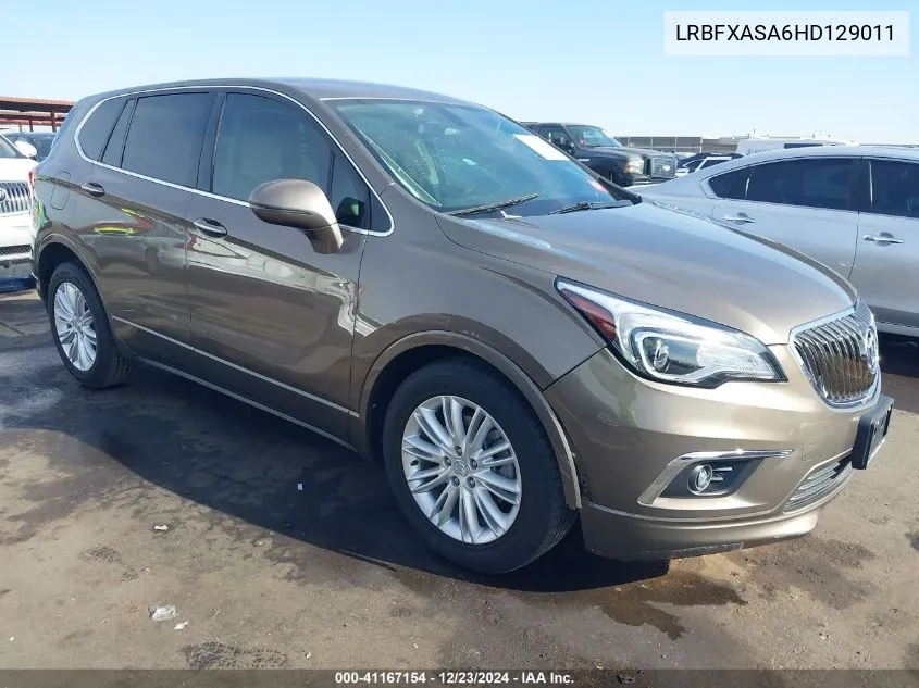 2017 Buick Envision Preferred VIN: LRBFXASA6HD129011 Lot: 41167154